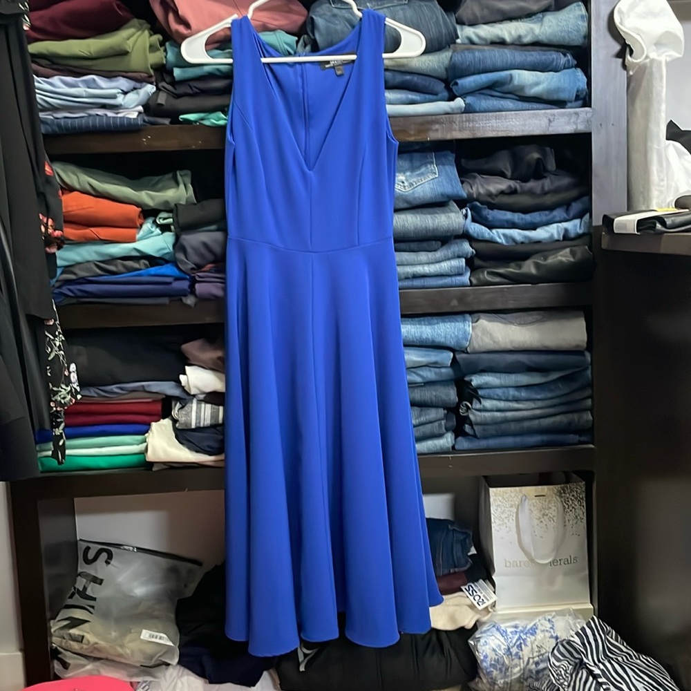 Lulu’s blue fit and flare dress. Size XS.  Worn once.
